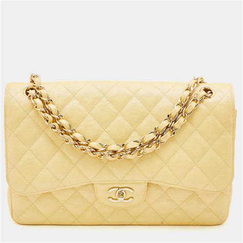 yellow chanel flap